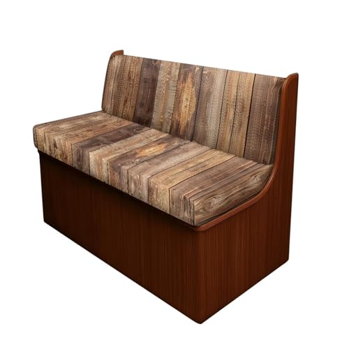 NDISTIN Wood RV Dinette Cushion Covers 2Pcs RV Dinette Cushion Covers Wood Stretchable Washable Couch Cover Replacement Stretch Sofa Furniture Protector for Travel Trailer Couch - color: Wood