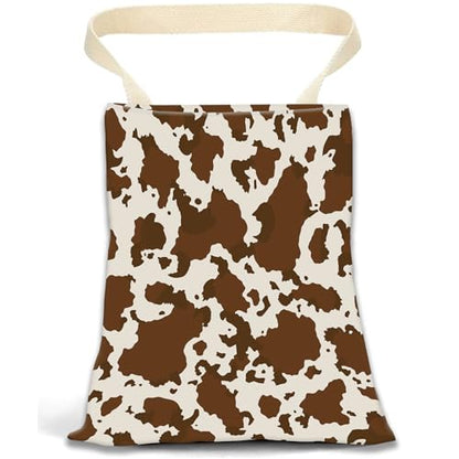 Car Garbage Can, Hanging Car Trash Can Bag for Back Seat Organizer, Retro Cow Print - color: Retro Cow Print