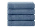 Ozdilek 4-Piece Bath Towels, 27x54 100% Turkish Cotton, Luxury Quick Dry, Extra Large, Fade-Resistant, Eco-Friendly, Spa Towel, Comfortable (Ocean Blue) - color: Ocean Blue