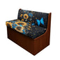 Butterrfly Sunflower Starry Night Pattern RV Dinette Cushion Covers Camper Sofa Cushion Cover Stretchable RV Dinette Seat Covers 2Pcs with Backrest & Bench Cover, 2 Sets - color: Butterrfly Sunflower Starry Night