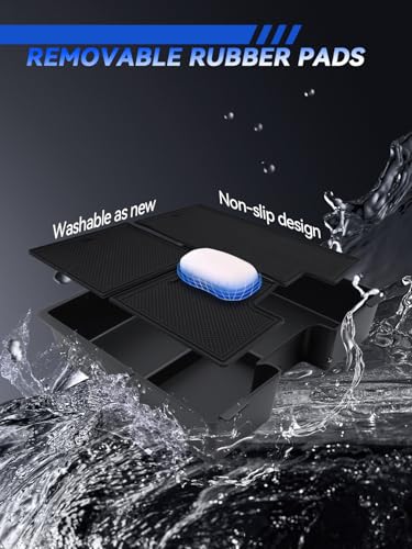 for Model 3 Center Console Organizer Armrest Tray Middle Storage Box Insert Container Durable ABS Plastic Accessories 2024 2025 - size: for 2022-2026 Hummer EV
