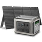 ALLPOWERS R2500 V2 Solar Generator Kit with 200W Panel: 1920Wh LiFePO4, 2500W AC Output, 2x100W USB-C PD Fast Charging, 80% Charge in 1 Hour, for Home Backup Camping RV Off-Grid - color: R2500 V2+200W SE200