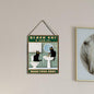 wall-pediments MP 466 Black Cat & Sink Co. Bathroom Duo Plaque, 6.7 x 10 Inches Funny Cat Bathroom Decor - color: Generic 9951