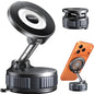 2026 Upgraded Vacuum Car Phone Holder for Magsafe [108+LB Strongest Suction & 3000gf Strongest Magnetic] 360° Adjustable Magnetic Phone Holders for Car for iPhone 17-12 Pro Max Plus Air Clear - color: Clear