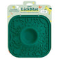 WOOF LickMat - Easy-to-Clean Lick Mat for Dogs - Slow Feeder Mat with Non-Slip Design - BPA-Free Silicone Lick Mat - Interactive Dog Toys - Green - color: Forest Green
