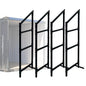 Shipping Container Shelving - 21in*58in, Industrial Cargo Trailer Shelving, Porous Adjustable interlayer spacing, Suitable for Container, Storage, Garage,Easy Installation（4-PCS） - size: 21(W)*58(H) inch - 4PCS