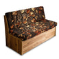 Bark Leaves Print 2 Pcs RV Dinette Cushion Covers Scratch-Resistant Camper Cushion Slipcover Fuzzy Sofa Furniture Protector Include 1 Backrest Covers and 1 Bench Covers - color: Bark Leaves