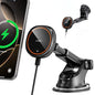 APPS2Car Magnetic Car Phone Mount - Designed Only for MagSafe iPhone 17-12 Series, Orange/Black Data Cable (Random) - color: Orange