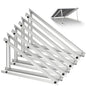 45inch Solar Panel Mounting Brackets, 4 Sets Solar Panel Mounting Kit for 100-400 Watts Solar Panel, 0 to 90° Adjustable Solar Panel Mounting Rails, Lightweight Aluminum Solar Panel Stand - size: 45in-4 set
