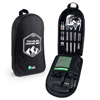 Pak Camping Cookware, Camp Kitchen, Camp Cookware, Camping Utensils Set, Camping Kitchen Set, Camping Cooking Set, Camping Cooking Utensils, Camping Cookware Set, Camping Accessories Cooking, RV Camp - style: Essentials Kit