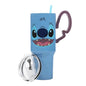 Disney's Stitch 40 Oz Stainless Steel Tumbler With Scultped Ears Handle - color: Disney’s Stitch Blue