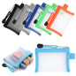 6 Pack Mini Mesh Pouch with Zipper, 3 x 4.5 Inch Small Mesh Bags Portable Nylon Zipper Pouch, Travel Organizer for Cosmetic Toiletries Lipstick Coin Card Key Holder, 6 Colors