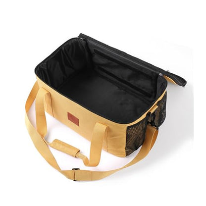 Camping Cookware Storage Bag, Camping Cooking Utensils Organizer, Camping Storage Handbag, Barbecue Tool Storage Bag, Cookware Utensils Kit Travel Hanging Bag Outdoor Equipment Carry Bag