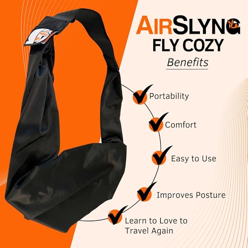 The Slyng Two Pack-Premium Travel Blanket System – Blanket Body Sling for Deep Plane Sleep | Full-Body Support, Breathable, Compact Carry-On Travel Essential for Long Flights and Car Road Trips - size: 2-pack