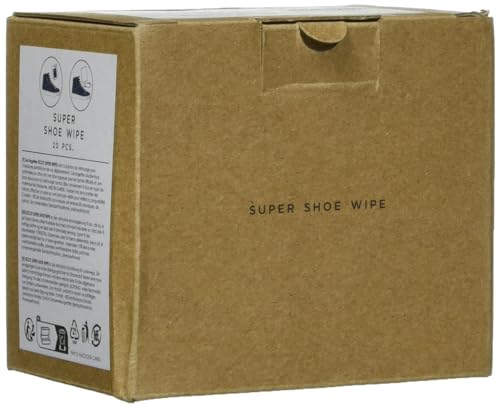 ECCO Super Shoe Wipe Box, TRANSPARENT, 20 Pieces