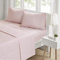 Intelligent Design Microfiber Cozy Bed Sheet Set, Modern All Season Bedding & Pillowcases, Premium 14" Elastic Pocket Fits up to 16" Mattress, Twin Pink Cats 3 Piece - color: Pink Cats, size: Twin