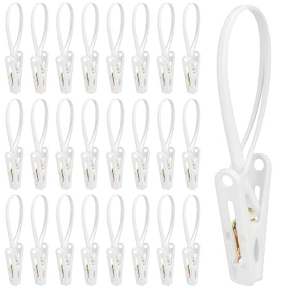 ElevateTech Multi-Purpose Laundry Hooks Clothes Pins Hanging Clips Towel Clips Hanger Organizer Clothes Closet Organizer for Closet Travel Pants Socks Handbags Hat Boot Bra