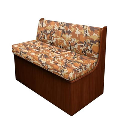 SEANATIVE 2 Sets RV Dinette Cushion Covers Couch Cushion Slipcover Stretch Seat Sofa Chair Cover Giraffe Camouflage Furniture Protector for RV Camper Car Bench Backrest Covers Bench Covers - color: Giraffe Camouflage