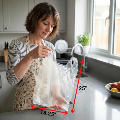 Rack Sack Garbage Bags Kitchen 5-Gallon Compact Refill Bags 48 Counts Clear - color: Clear