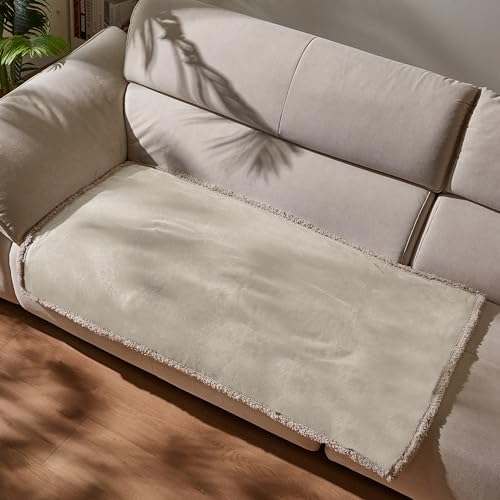 Kritter Planet Waterproof Reversible Pet Blanket for Small Dogs | 30 x 50 Inch, Washable Pet Protector for Sofa, Couch, Crates and Car Seats, Guards Against Fur, Dirt and Everyday Spills - color: Camel/Taupe, size: 50"x30"