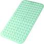 Bathtub and Shower Mats, 28 x 15 Inch Non-Slip Bath Mat, Machine Washable Bath Tub Mat with Suction Cups & Drain Holes for Bathroom, Beige - color: Green, size: 28" x 15" (Rectangular)