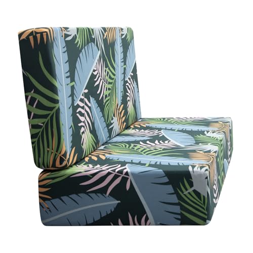 TOPCHANCES RV Dinette Cushion Covers,Stretch Camper Cushions Cover Replacement Bench Cushion Cover Washable Loveseat Slipcovers for Travel Trailer Couch(Pattern 1) - color: Pattern 1