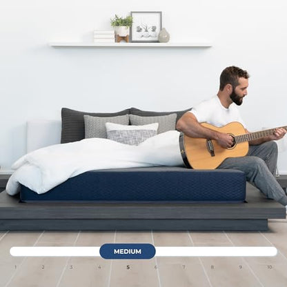 DREAMFOAM Brooklyn Bedding Copperflex Essential 14" Gel Memory Foam Mattress |Short Full 48x74|Made in Arizona - size: Short Full 48x74, style: 14" - Plush