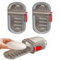 2 Pack Travel Soap Case Portable Soap Container with Lid Leakproof Bar Soap Holder Travel Soap Dish Draining Soap Box for Traveling Camping Gym Bathroom Dorm