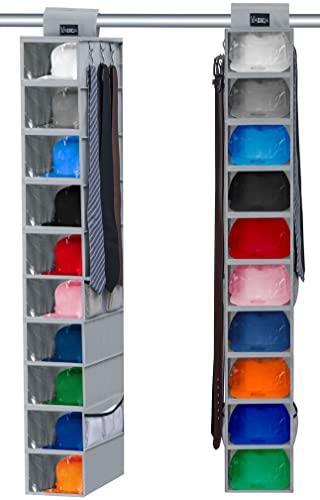 VAESIDA Hat Rack - 10 Shelf Upgraded Version Hat Organizer for Closet with Dust Shield & Side Mesh Storage Pockets - Hat Holder & Hat Racks for Baseball Caps - color: Hat Rack-Dust Proof