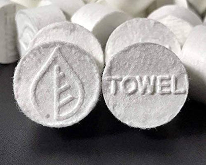 Portawipes Coin Tissues | 500 Pack with 4 Carrying Cases | Toilet Paper Tablets | Compressed Towels | Expandable Wipes | Soft & Odor Free - size: 500 Count (Pack of 1)