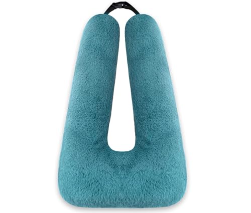 Swemos Travel Pillow, Car Pillow for Kids & Adults - Ergonomic Travel Pillows Sleeping Aid for Neck & Body Support, Car Travel Essentials Pillow on Road Trips-Gray (Green) - color: Green