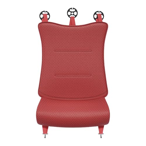 Car Seat Extender - Adjustable Cushion Pad, Ergonomic Leg Support, Comfortable Memory Foam Design | Vehicle Seat Extension for SUV Truck Sedan RV Driver Men Women Long Travel Road Trip Use - color: Red
