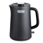 Nueve&Five 1.7L (57oz) Large Electric Kettle Perfect for 7+Cups of Tea and Coffee,2 quarts Double Wall Big Electric Tea Kettle,Auto Shut Off,1200W Hot Water Kettle Electric-Black - color: Black