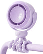 SWEETFULL Portable Stroller Fan, Pinch-Proof Baby Fan, 5-Speed Quiet Mini Clip on Fan, USB-C Rechargeable Battery, LED Display for Car Seat, Crib & Travel - Purple - color: Purple