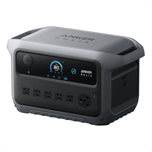 Anker SOLIX C2000 Gen 2 Portable Power Station, 2,400W (Peak 4,000W) Solar Generator, Full Charge in 58 Min, 2048wh LiFePO4 Battery for Home Backup, Power Outages, and Camping (Optional Solar Panel) - style: Anker SOLIX C2000 Gen 2