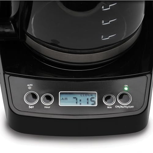 Capresso 5-Cup Mini Drip Coffee Maker, Black and Stainless Steel - color: Black