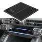 Wireless Charging Protective Mat for Toyota RAV4 2026, Silicone Anti-Slip Center Console Wireless Charger Cover Pad, Interior Accessories for RAV4 2026 Black - size: RAV4-Center Wireless Cover-26