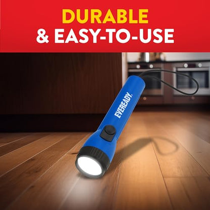 EVEREADY LED Flashlights (8-Pack), Bright Flashlights for Emergencies and Camping Gear, Flash Light with AA Batteries Included, Red/Blue (8-Pack) - color: Blue/Red, size: 8 Pack