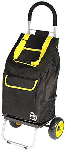 dbest products Trolley Dolly Shopping Grocery Foldable Cart Storage Mom, Sunflower - color: Sunflower, style: Cart