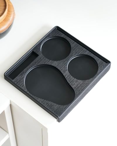 Normcore Espresso Compact Tamping Station - Barista Tamping Mat - Anti Slip Corner Tamping Mat - Compact Coffee Tamper Holder Pad - Espresso Accessories Tool - Food Grade Non-Slip Silicone