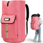 laundry bag backpack,extra-large heavy duty laundry bags,laundry backpack for college students,drawstring closure (bright red Laundry Backpack) - color: Bright Red Laundry Backpack