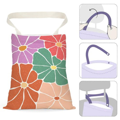 Retro Flower Car Trash Can, Car Trash Bag Hanging, Waterproof Cars Back Seat Hanging Organizer and Storage Trash Bags for Vehicle Travelling Camping - color: Flower03