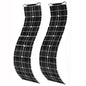 400 Watt Flexible Solar Panel for RV, 2 × 200 Watt 12 Volt Solar Power Panel Kit Photovoltaic Module Monocrystalline Solar Panels for Camping Off Grid Car Battery Charging Boat - color: 400W