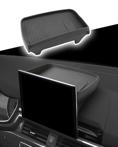 CDEFG Dashboard Organizer Tray for Audi A4L/A4/S4 (2020-2025), A5/S5/Q5/Q5L (2021-2025)- Behind Screen Dash Storage Tray Silicone Accessories