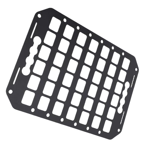 Truck Bed Panel Aluminum Cargo Storage Organizer, 14x10 Inch Tool Rack for Sedans SUVs Pickup Van - Durable Lightweight Design, Efficient Space Utilization, Versatile Hanging