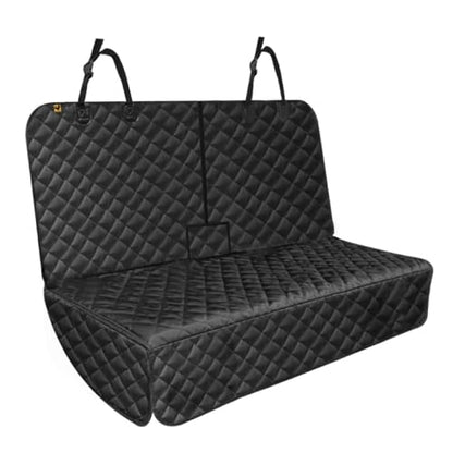 Bark Lover Dog Car Seat Cover for Back Seat, Waterproof Car Seat Protector, Non-Slip Backseat Cover for Dogs in Car, Armrest Compatible, Fits Most Cars SUVs & Trucks - color: Black3-SZ