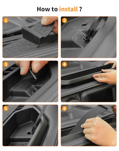 Hoolcar for Jeep Center Console Dashboard Storage Tray Compatible with Jeep Wrangler JL JLU 2/4 Doors 2018-2024 Interior Accessories Dash Organizer Tray for Key Sunglasses Phone