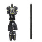 Hockey Hanger Portable Hanging Dryig Rack Hockey Gifts for Home and Outdoor Using in Ice Hockey Skating Football Camping Fishing 5 Hooks (Black) - color: Black
