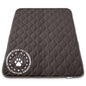 Paw Inspired Washable Padded Crate Mats for Dogs | 47” x 29” Pad, Fits 48-inch Kennels | Leakproof, Waterproof Bottom, Plush Pet Beds (Gray) - color: Gray, size: 48 Inch