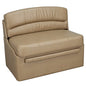 RecPro Charles 44" RV Dinette Booth with Storage | Converts to Bed with Memory Foam (Toffee, 1) - color: Toffee